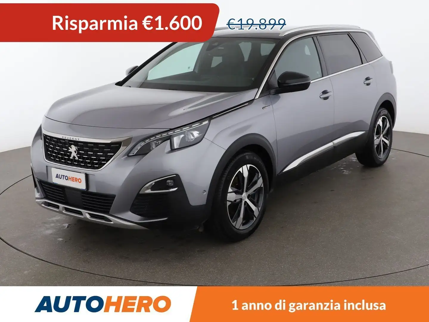 Peugeot 5008 1.5 Blue-HDi GT Line 130 CV Szürke - 1