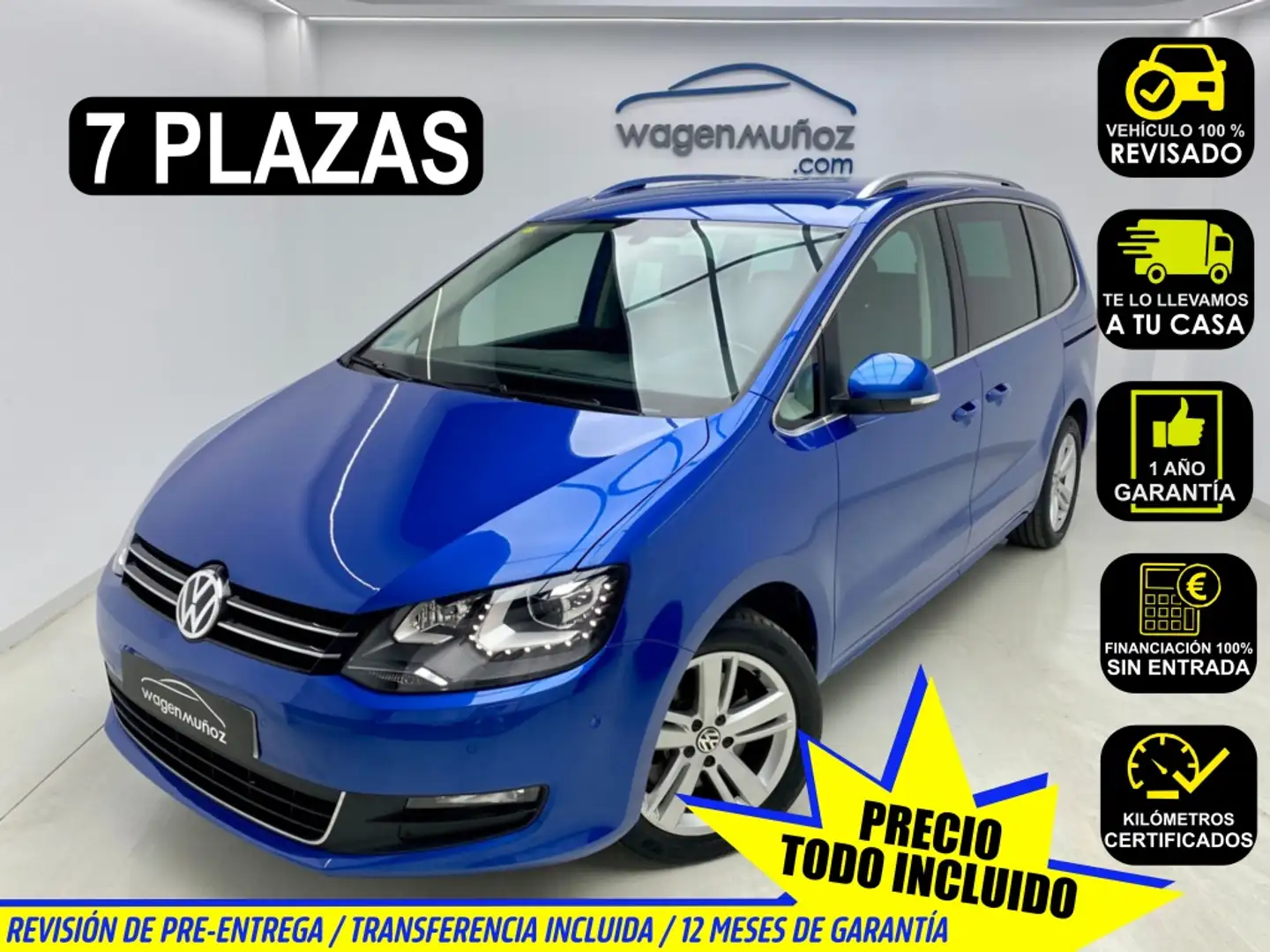 Volkswagen Sharan 2.0TDI Sport 110kW Azul - 1