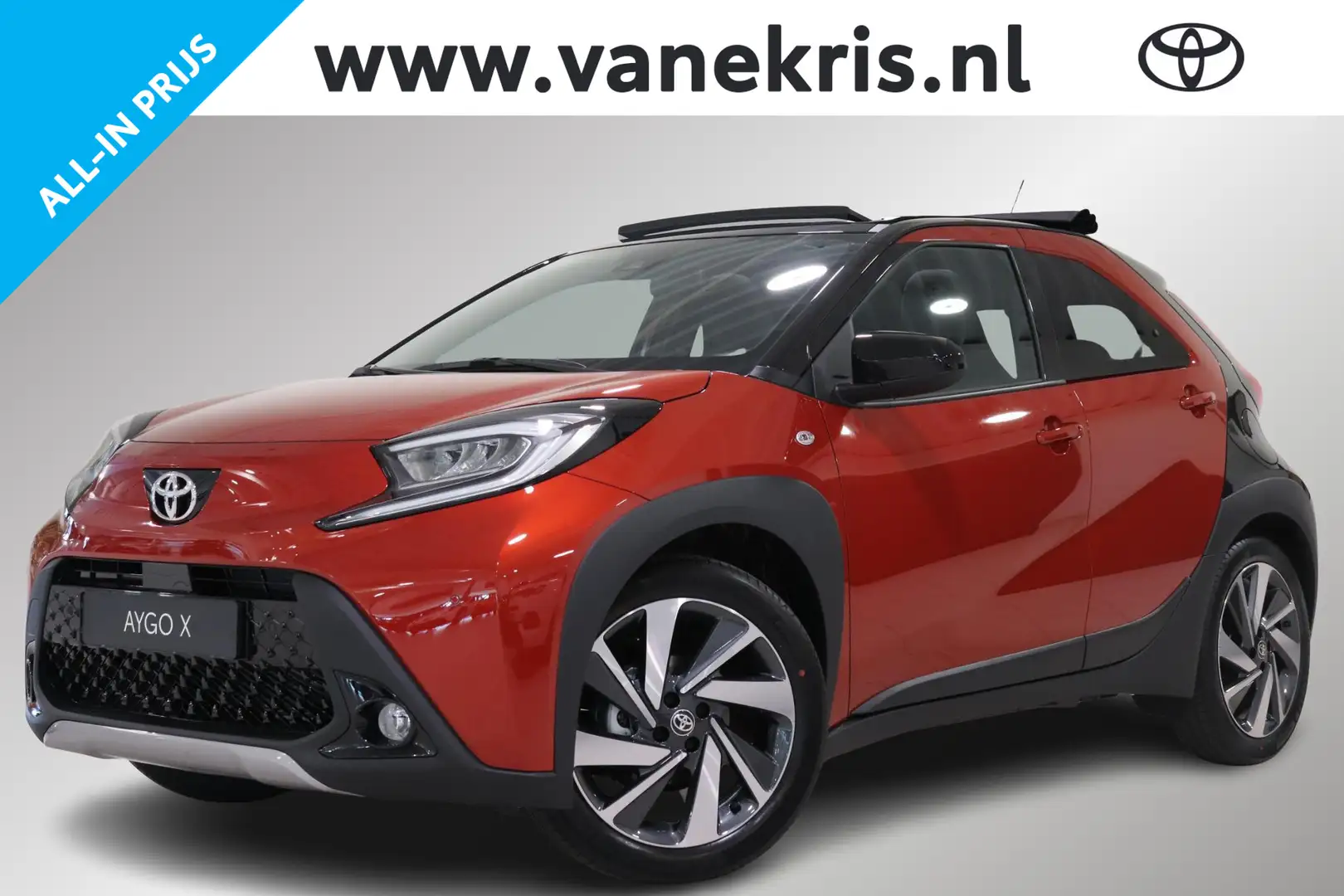 Toyota Aygo X 1.0 VVT-i MT Envy, Cabriodak, €1000,- Inruilpremie Rood - 1