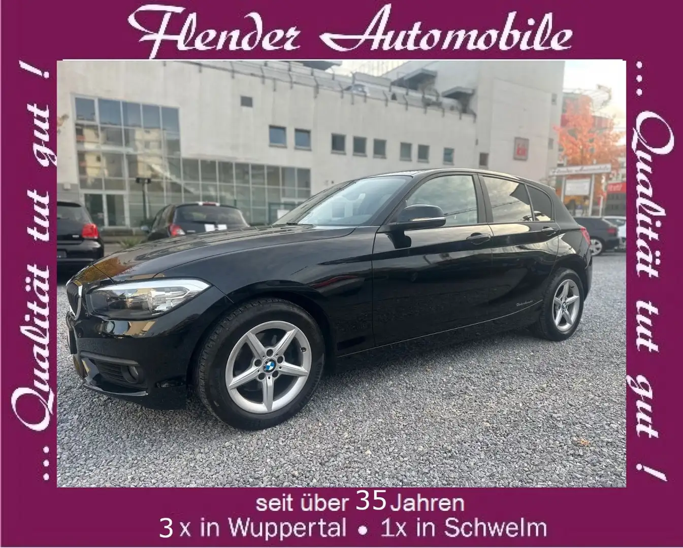 BMW 118 d LCI Advantage inkl. 3 Jahre Hausgarantie!! Noir - 1