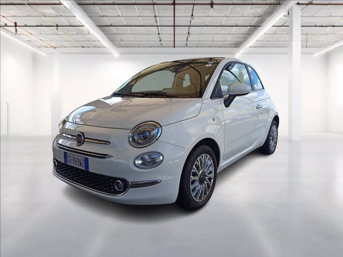 Fiat 500 1.0 hybrid Dolcevita 70cv Wit - 2