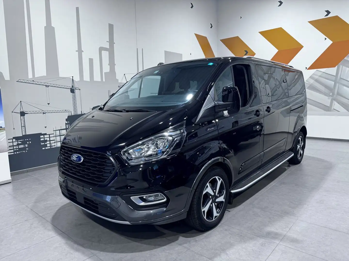Ford Tourneo Custom Active - 8 zitplaatsen - Automaat Noir - 2