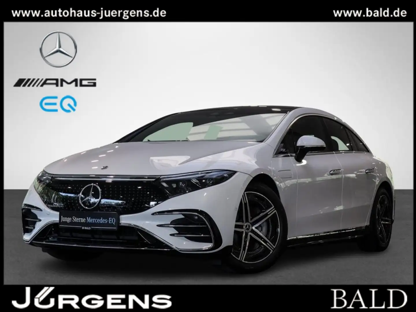 Mercedes-Benz EQS 450+ AMG-Sport/Pano/Memo/Digital/Hyper/360° Bianco - 1