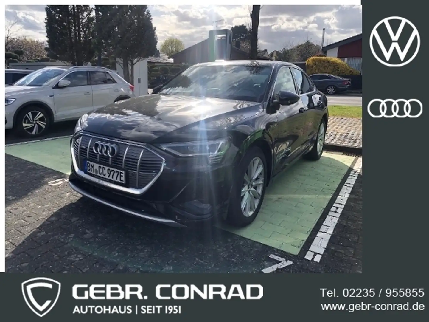 Audi e-tron Sportback 50 "S line", NP: 90.000 € Schwarz - 1