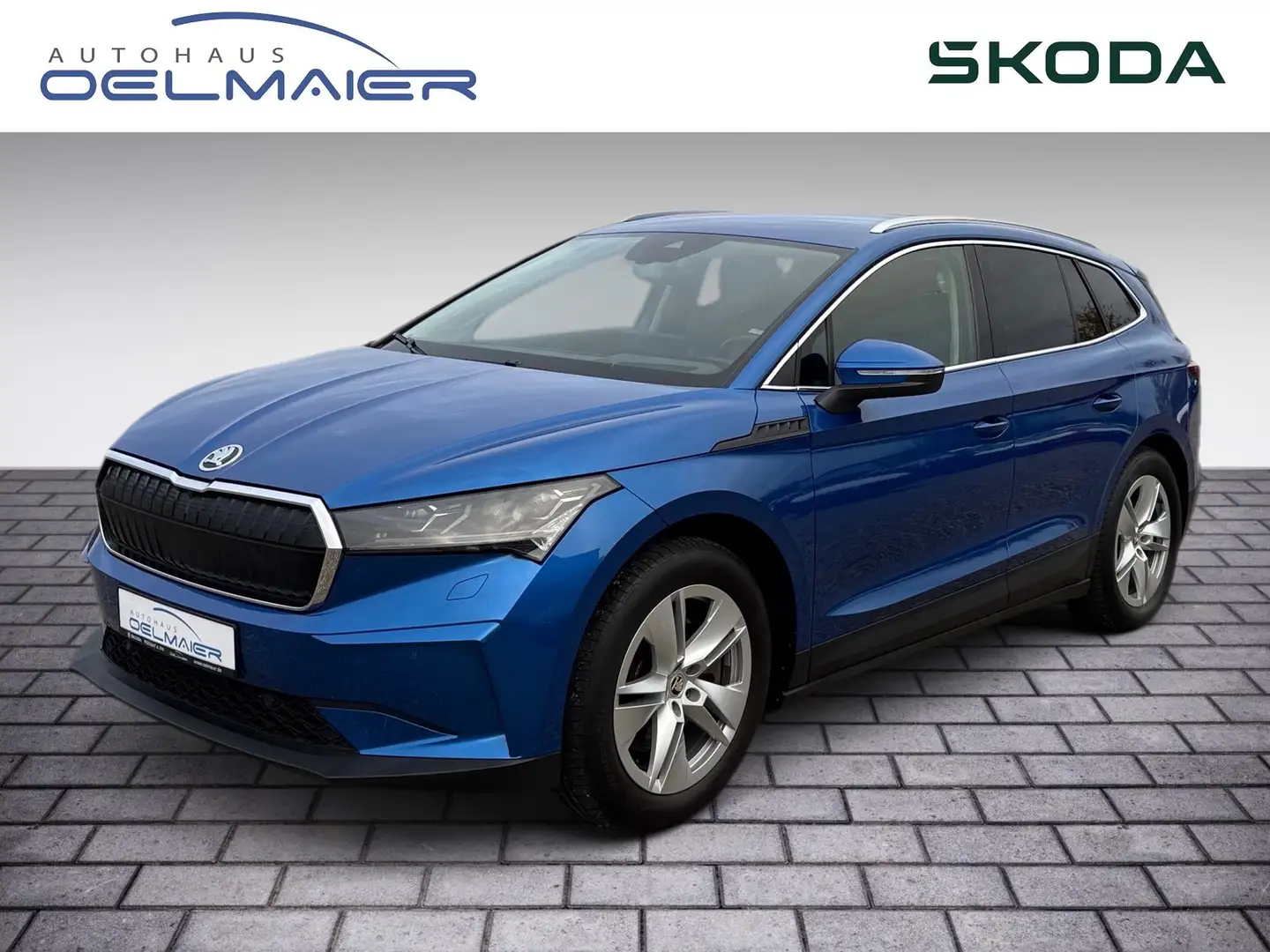 Skoda Enyaq 80 Lounge Bleu - 1