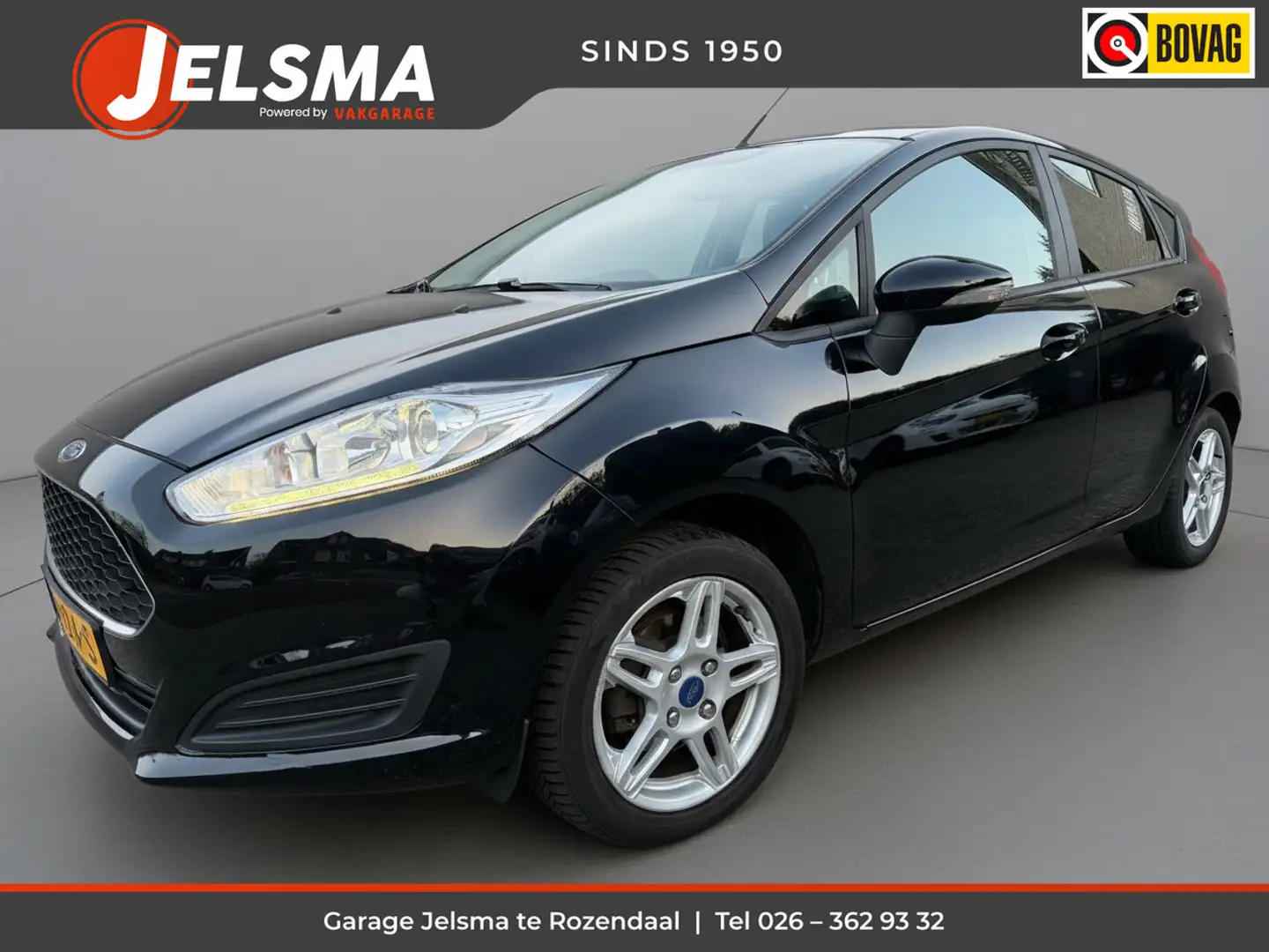 Ford Fiesta 1.0 Style 5d., Airco | LMV | Leuke auto! Schwarz - 1