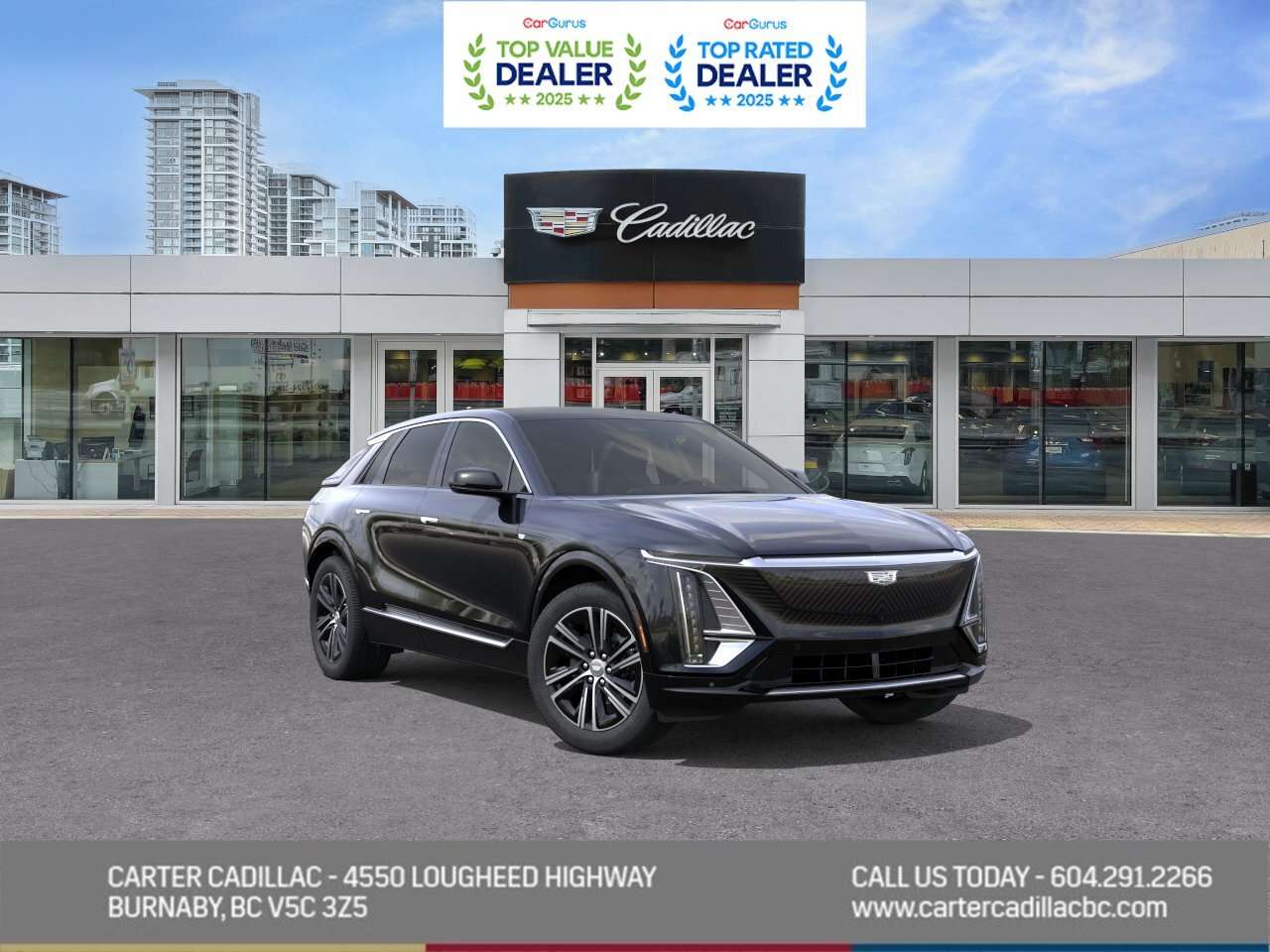 Black 2027 Cadillac LYRIQ SUV / Crossover All-Wheel Drive 1-Speed Automatic