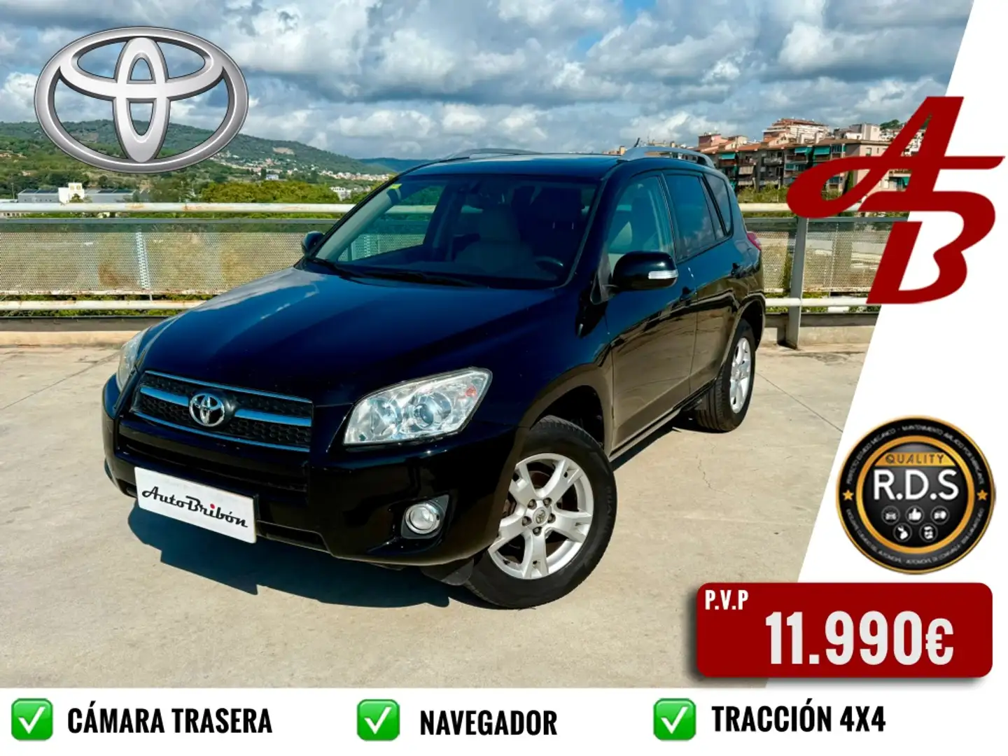 Toyota RAV 4 2.2D-4D Executive 4x4 Zwart - 1
