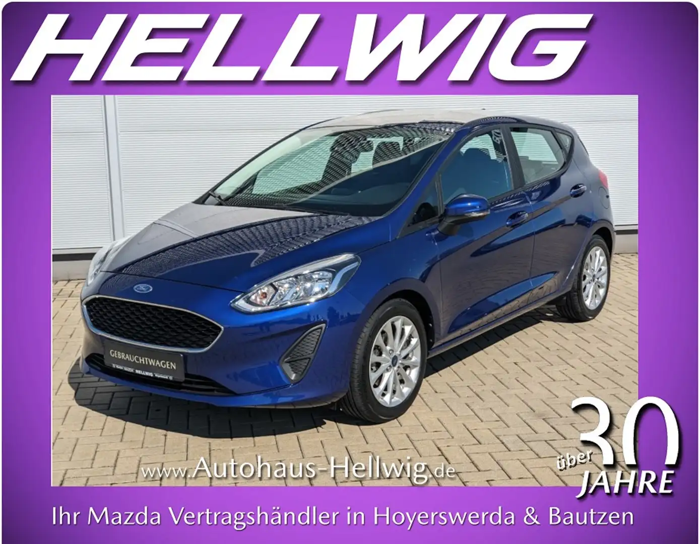 Ford Fiesta 1.0l EcoBoost Cool & Connect PDC Tempomat Blau - 1