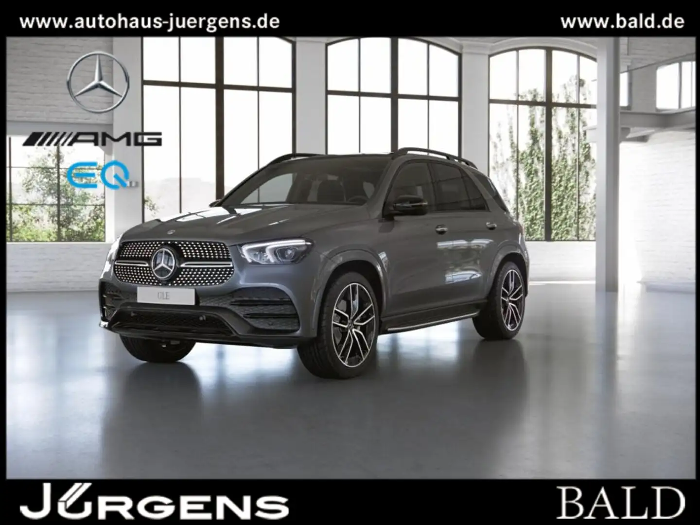 Mercedes-Benz GLE 400 d 4M AMG-Sport/Pano/Burm/Distr/Night/22" Grau - 1