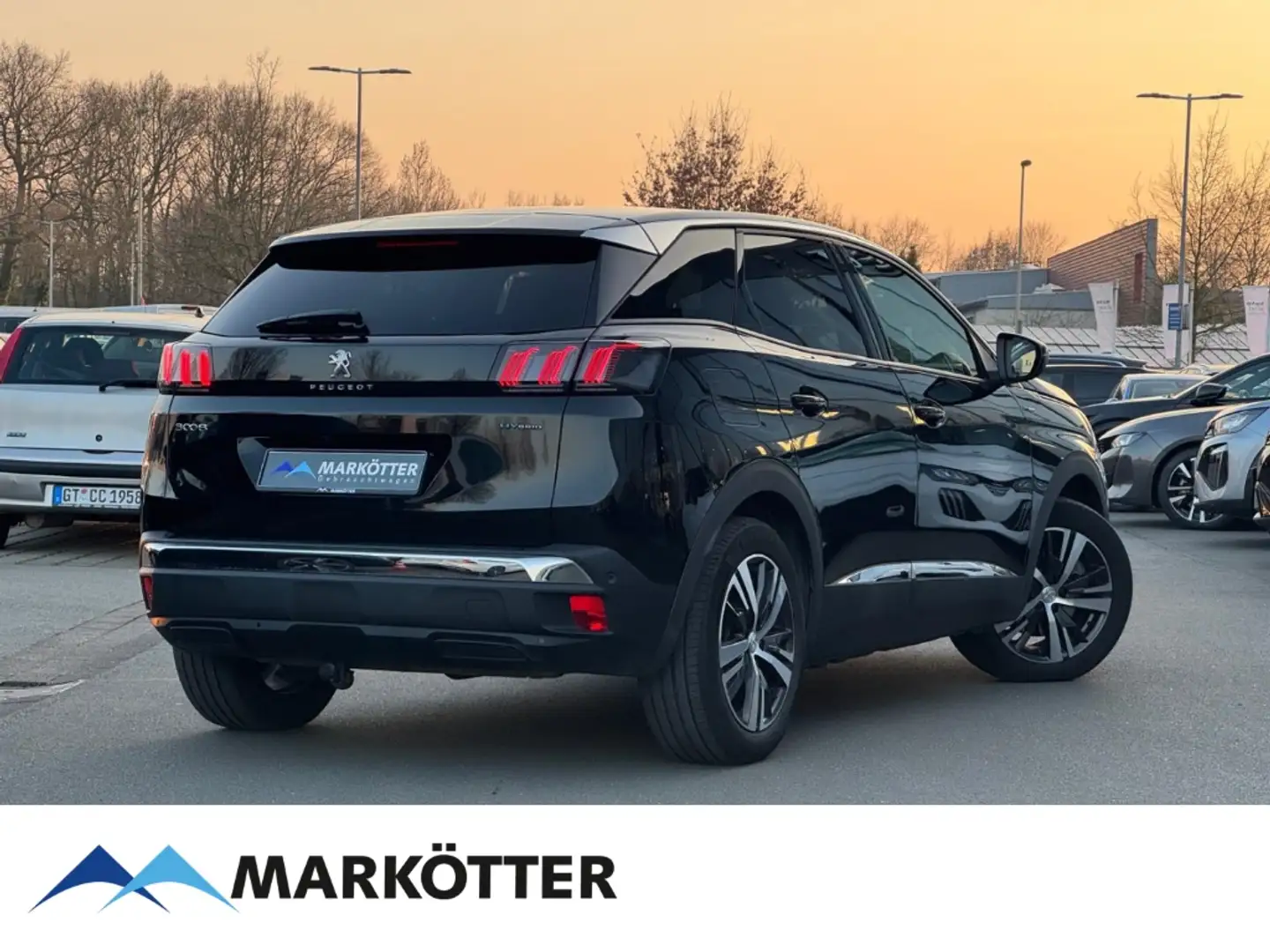 Peugeot 3008 Hybrid 225 Allure 1.6 Plug-In EU6d BLIS/LED Schwarz - 2