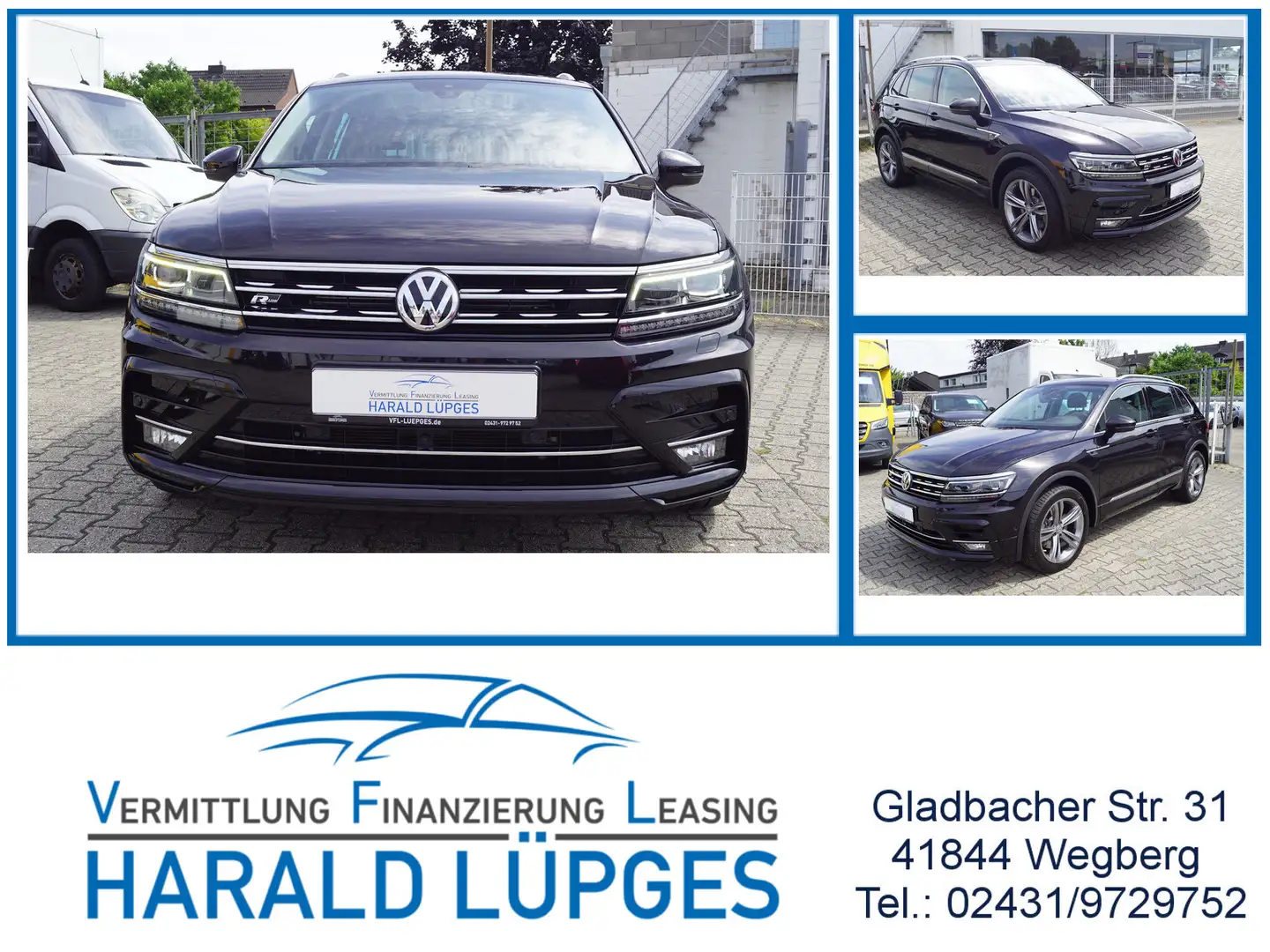 Volkswagen Tiguan R-Line, Highline, Dig-Cockpit, Pano, Alcant. Schwarz - 1