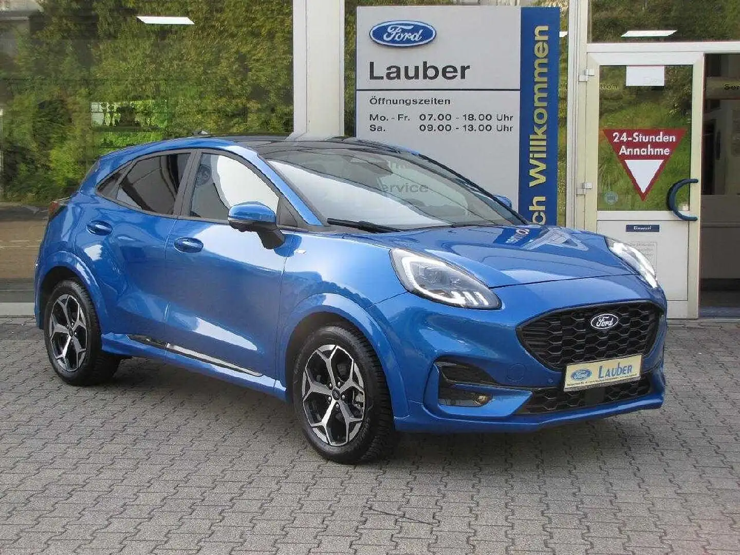 Ford Puma ST-Line *ACC, Matrix-LED, Panoramadach* Blau - 1