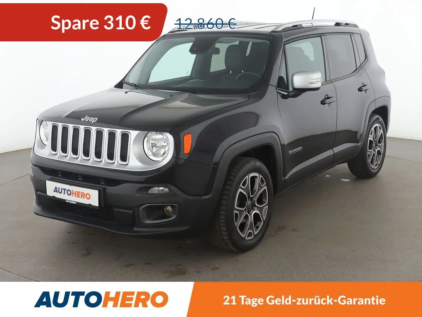 Jeep Renegade 1.4 M-Air Limited FWD*TEMPO*PDC*SHZ*KLIMA*GARANTIE Negro - 1