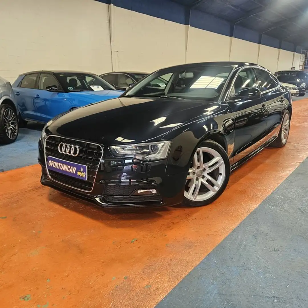 Audi A5 Sportback 2.0TDI Multitronic 150 EU6 Negro - 1