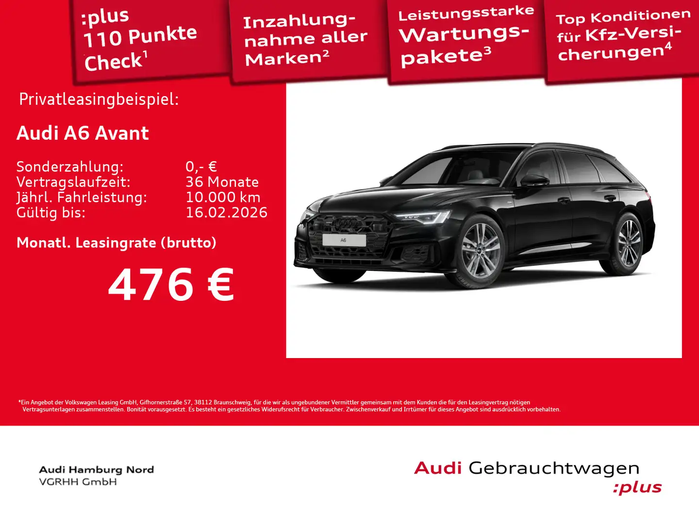 Audi A6 45 TDI S line quattro AHK Pano ACC Navi Noir - 1
