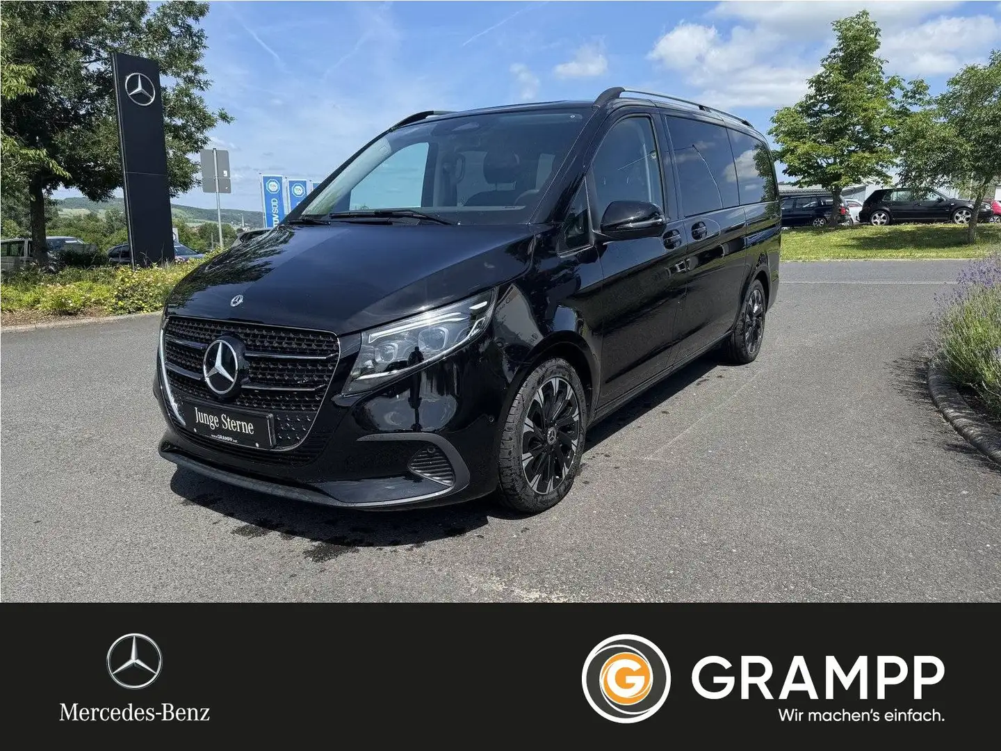 Mercedes-Benz V 300 Style Burmester*el.Türen*DISTRONIC*AHK 2,5 Schwarz - 1