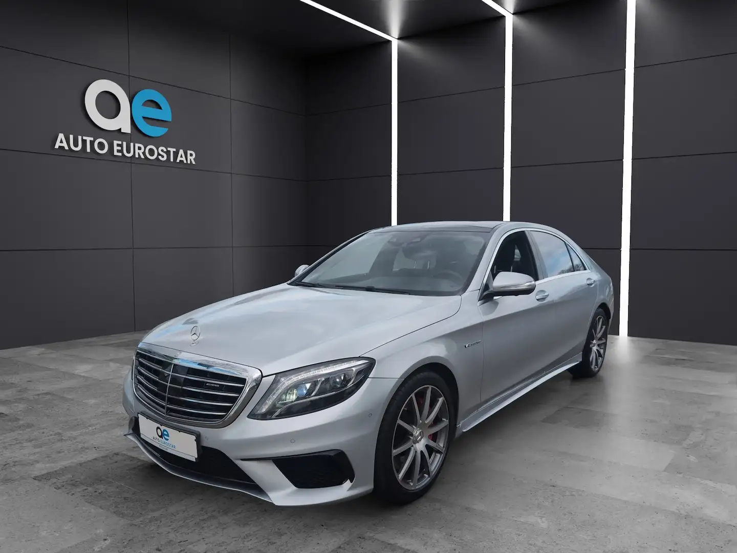 Mercedes-Benz S 63 AMG Lang 4M*Pano*360°*Exklusiv*Distro*StHz* Argento - 1