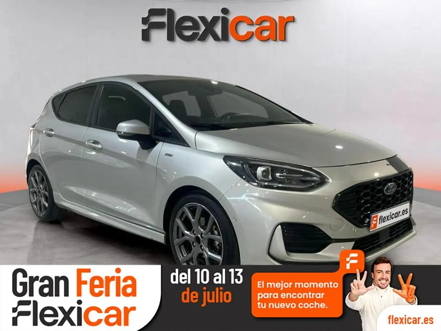 Ford Fiesta 1.0 EcoBoost MHEV 92kW(125CV) ST-Line 5p Gris - 1
