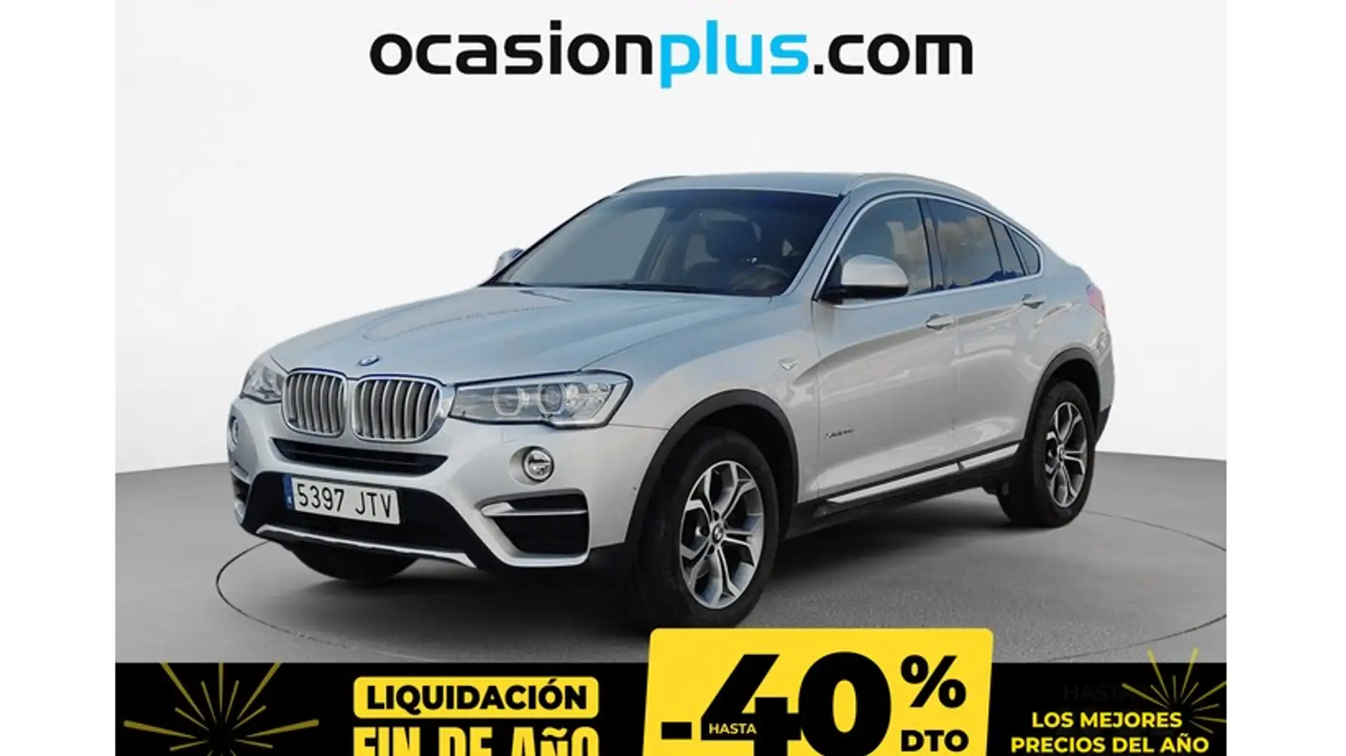 BMW X4 xDrive 20dA Argent - 1