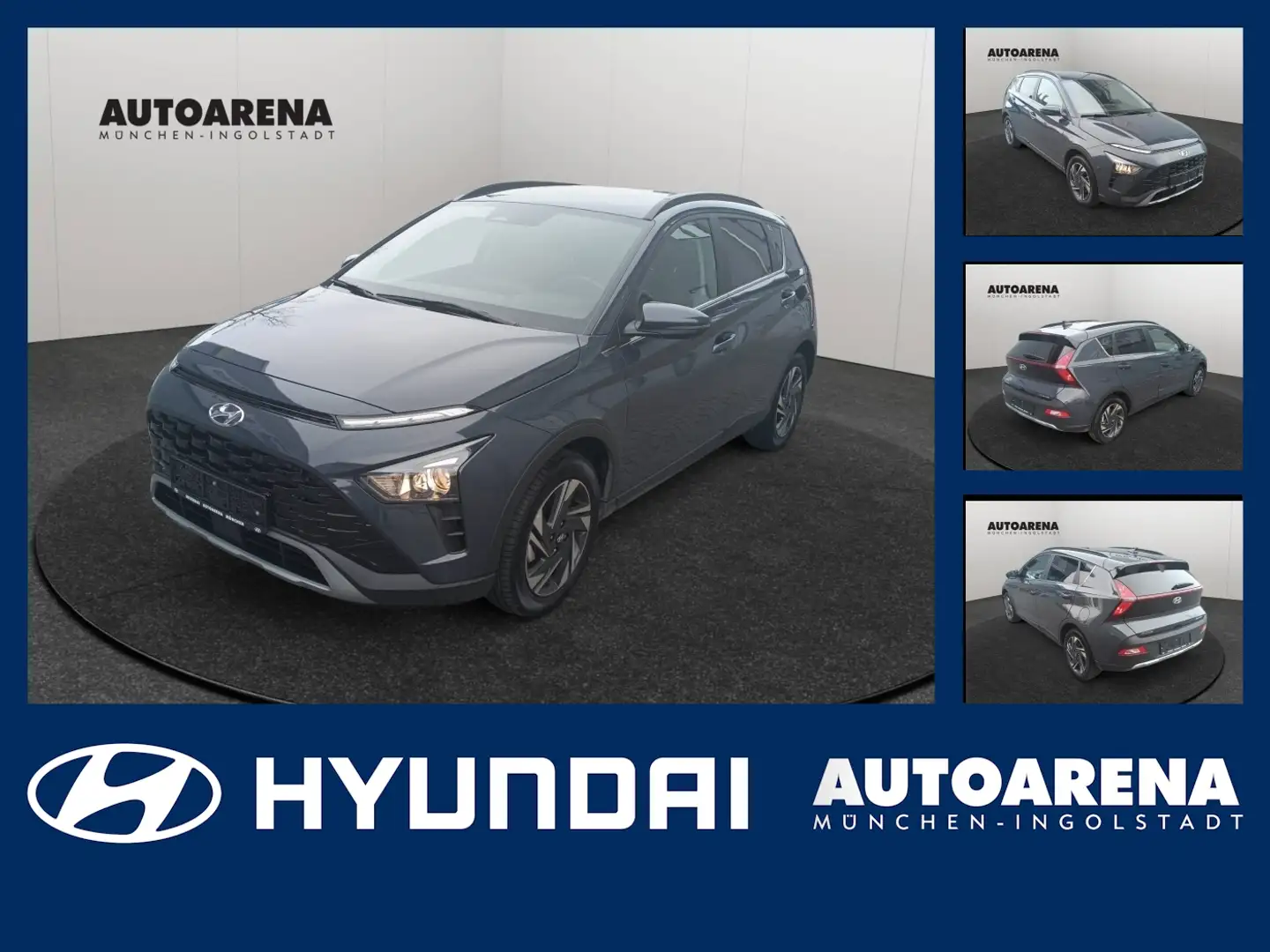 Hyundai BAYON 1.0 T-GDI Select Matrix AUT DynLicht Kam. Gris - 1