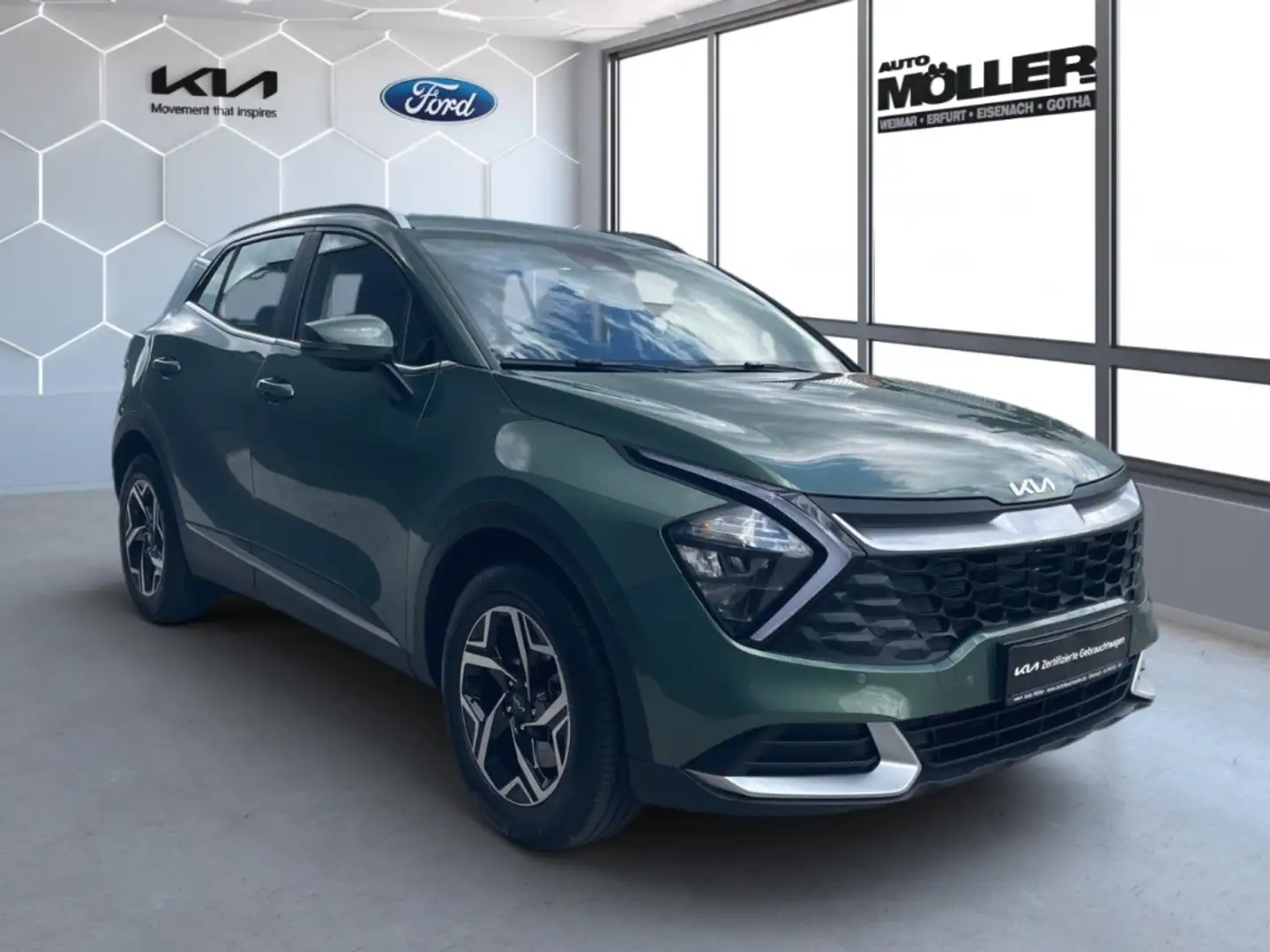 Kia Sportage 1.6T ED7 EMOTION LED SHZ Rückfahrkam. Klima Green - 2