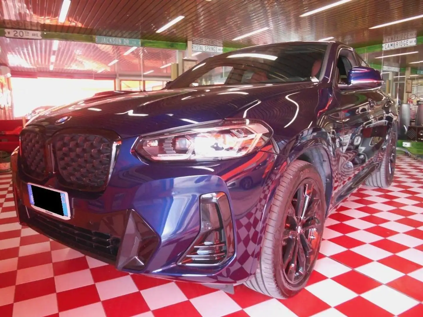 BMW X4 xdrive30d mhev 48V Msport+ TETTO APRIBILE Blu/Azzurro - 2