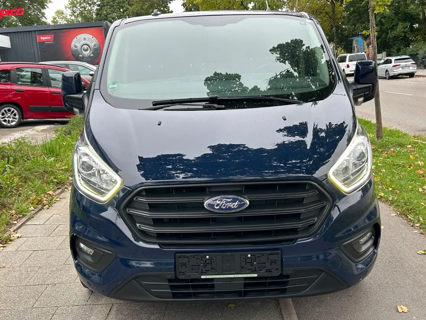 Ford Transit Custom L2 lang Dachträger AHK 2.8t PDC Bleu - 2