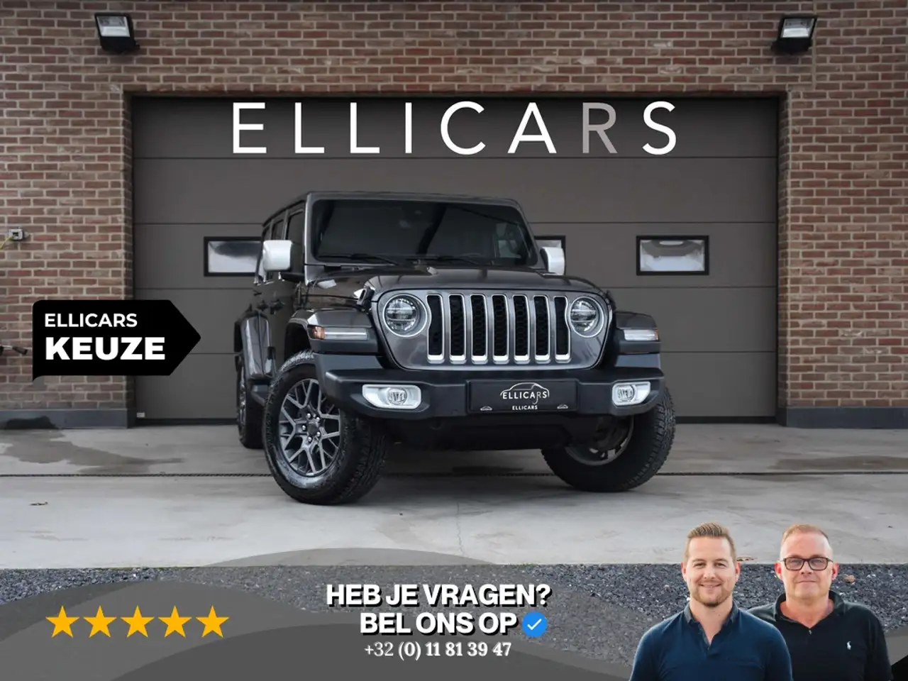 Jeep Wrangler 2.0 PHEV 4XE / OVERLAND / LICHTE VRACHT / CARPLAY — foto 1