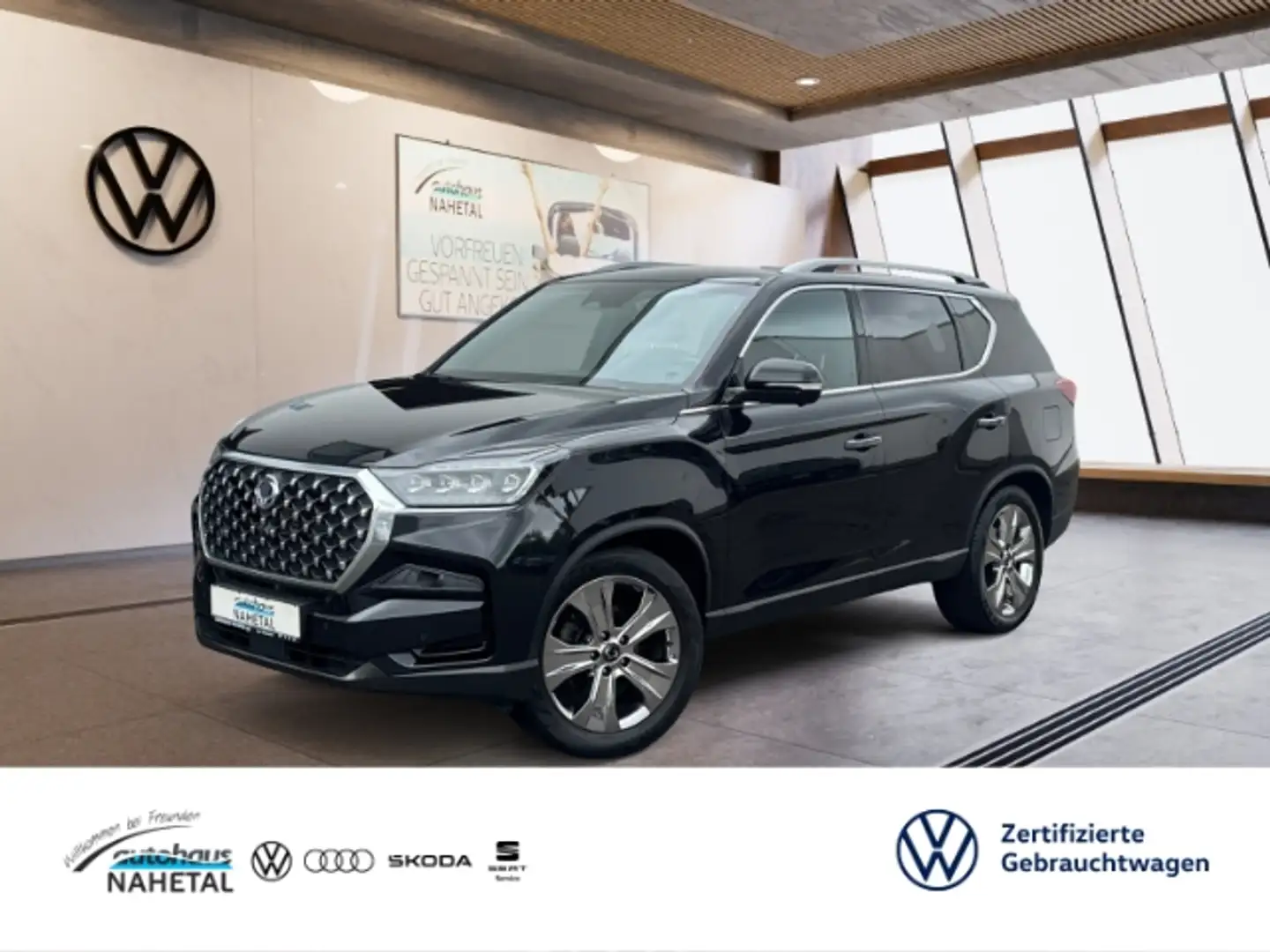 SsangYong Rexton 2.2 e-XDi Sapphire 4WD LED NAVI 20'' AHK  REAR VIE Nero - 1