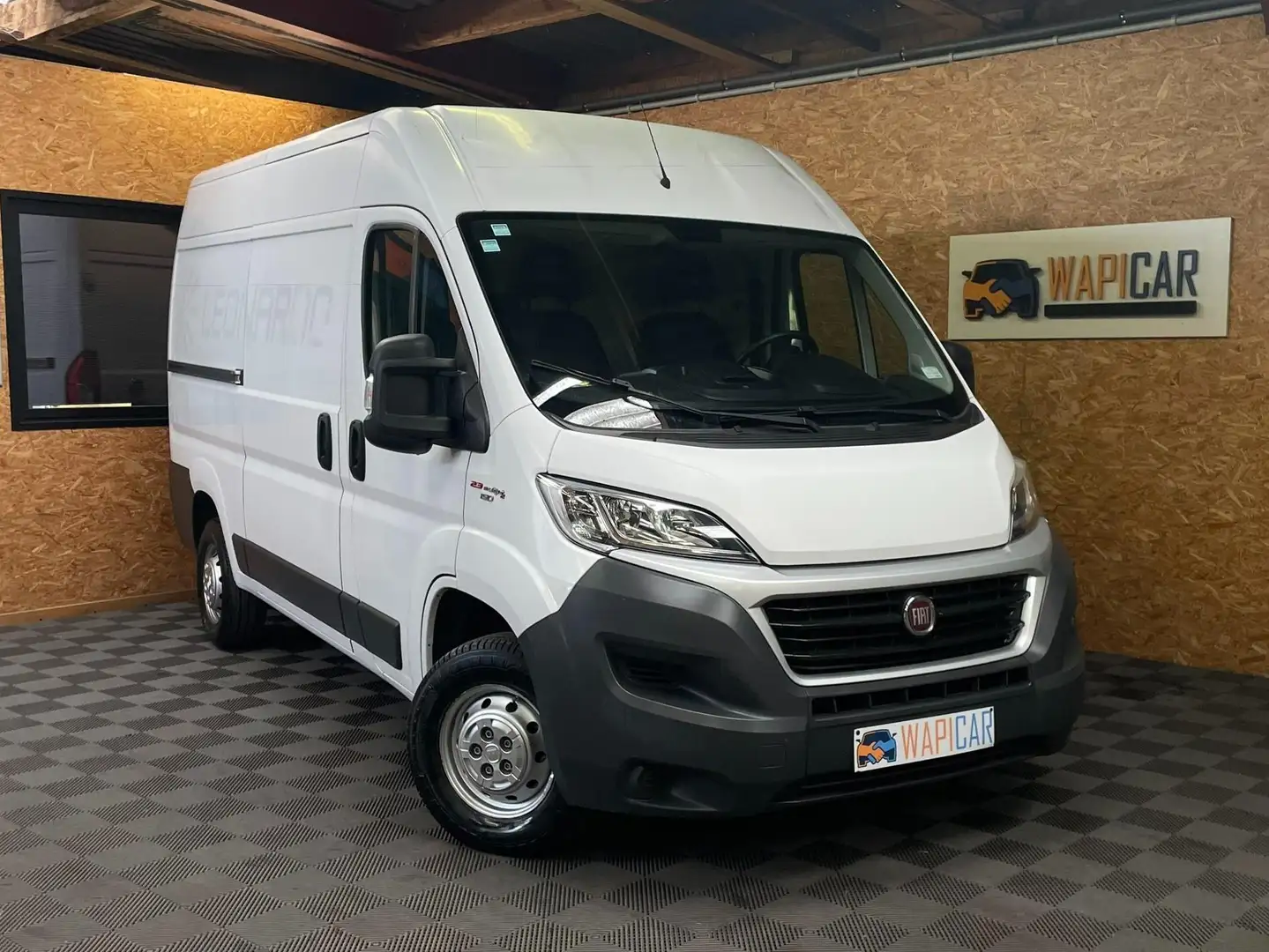 Fiat Ducato 2.3d L2H2*navi*clim*attache remorque* tva Blanco - 1
