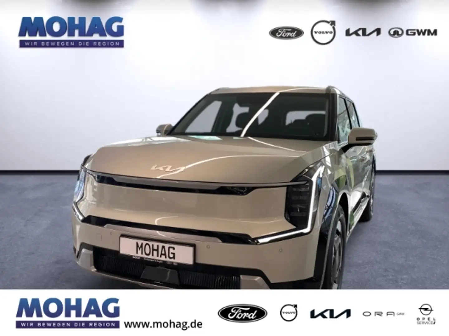 Kia EV9 *Allrad*PDC v+h*RFK*Sitzheizung v+h*RFK*CarPlay* Beige - 1