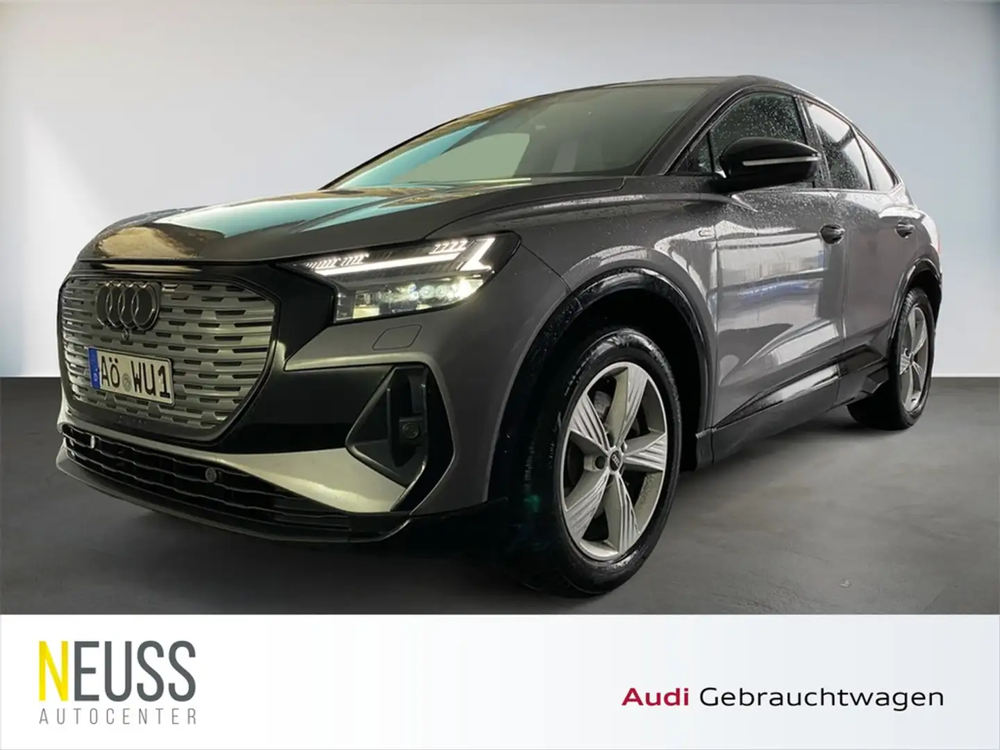 Audi Q4 e-tron Sportback 50 quattro S line PANO+HUD+ Grau - 1