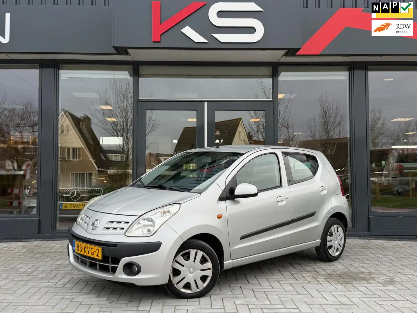 Nissan Pixo 1.0 Acenta Airco Nieuwe apk & onderhoud Grigio - 1