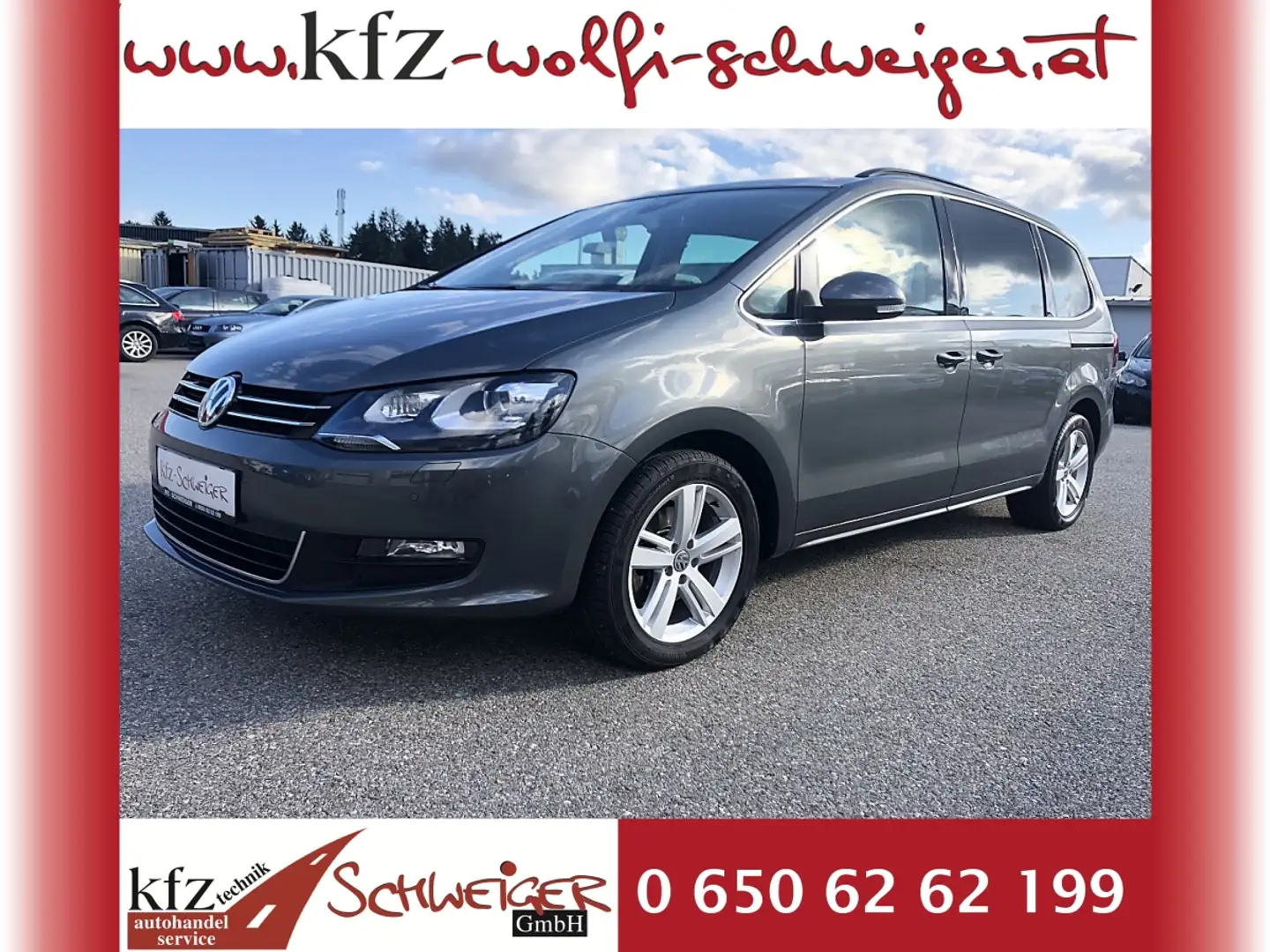 Volkswagen Sharan Business SCR 2,0 TDI DSG Grau - 1