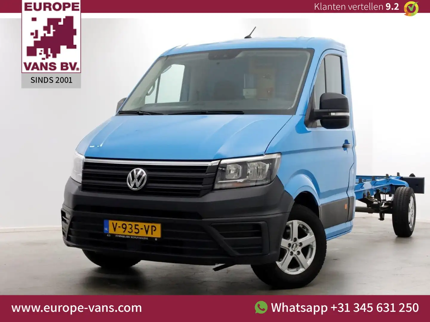 Volkswagen Crafter 35 2.0 TDI E6 L4 Chassis Cabine (Fahrgestell) 2 Pe Blauw - 1