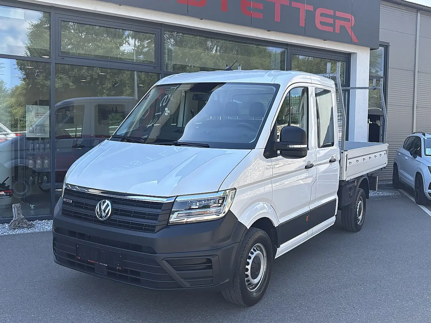 Volkswagen Crafter 35 Doka-Pritsche MR L3 DK 2,0-I-TDI 4Mo... Weiß - 2