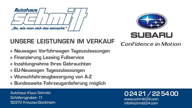 Subaru XV Comfort 1.6i-AUTOM.-KLIMAAUTO-8-FACH BEREIFT