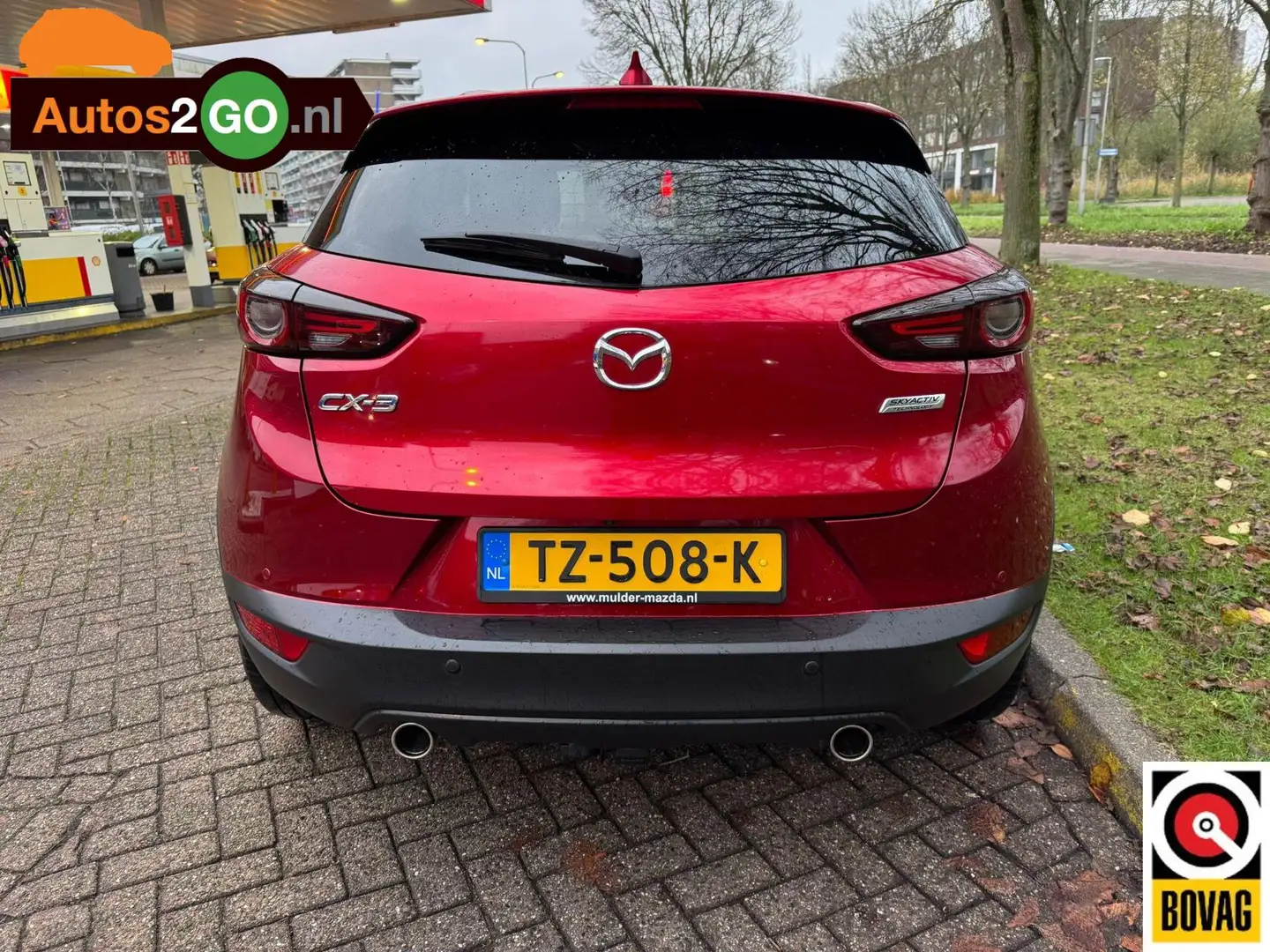 Mazda CX-3 2.0 SkyActiv-G 120 TS+ I Navi I Camera I Ad. cruis Rouge - 2
