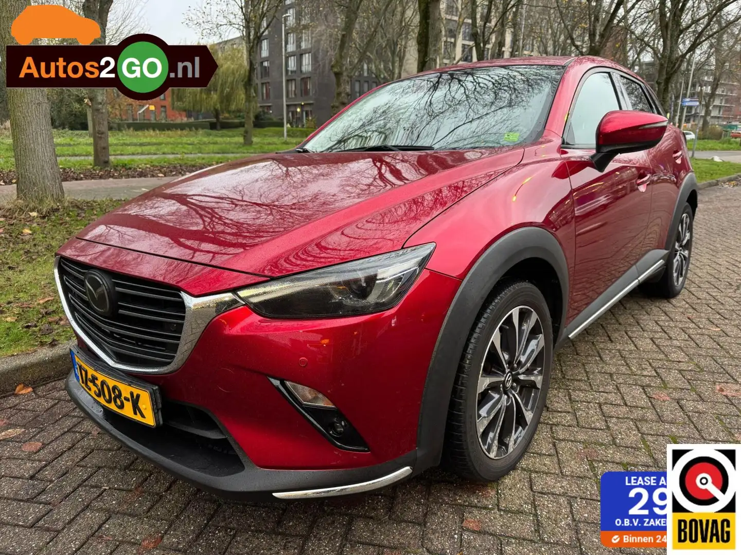 Mazda CX-3 2.0 SkyActiv-G 120 TS+ I Navi I Camera I Ad. cruis Rouge - 1