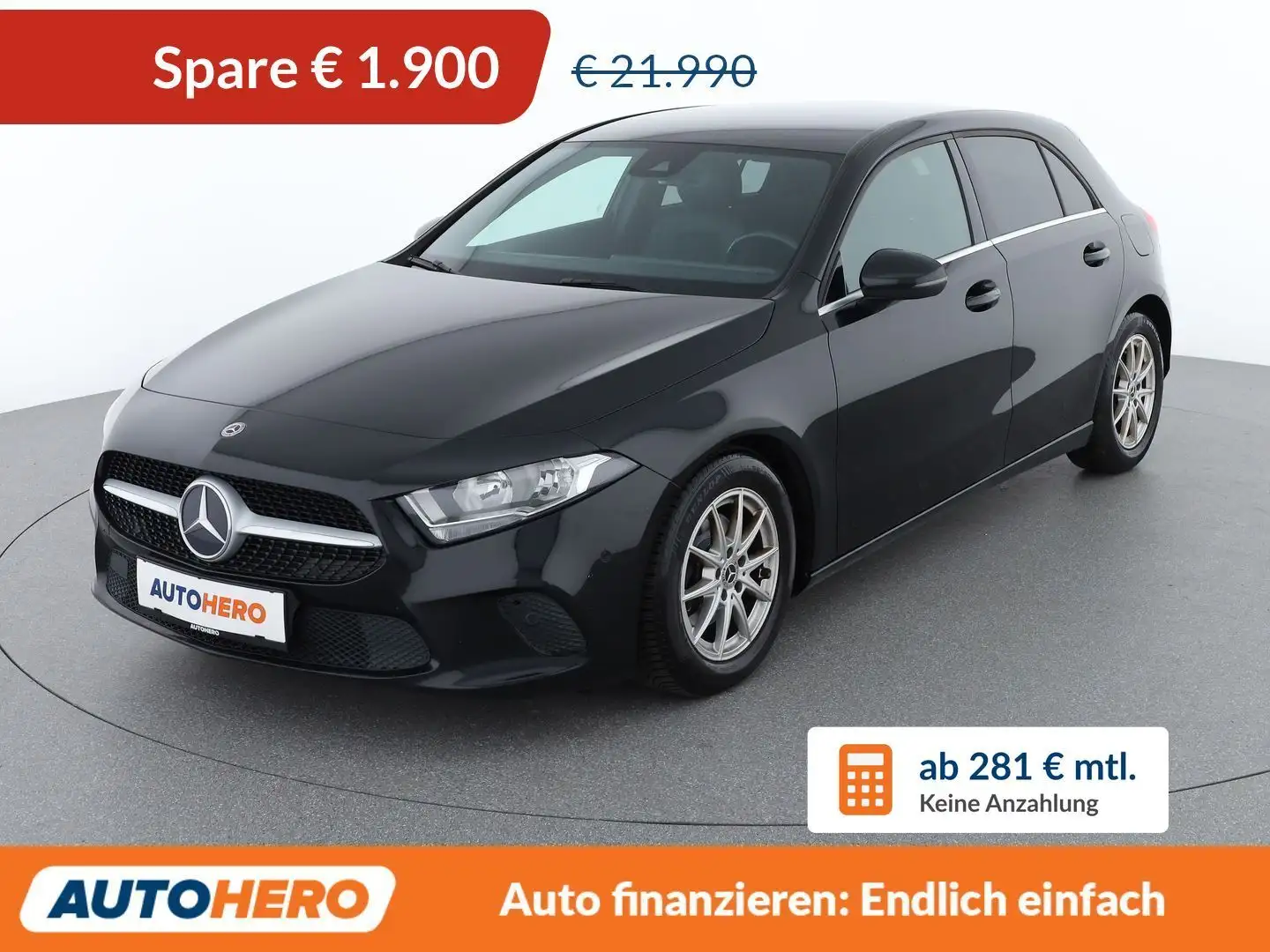 Mercedes-Benz A 180 A 180 d Aut. *NAVI*CAM*SPUR*TEMPO* Schwarz - 1