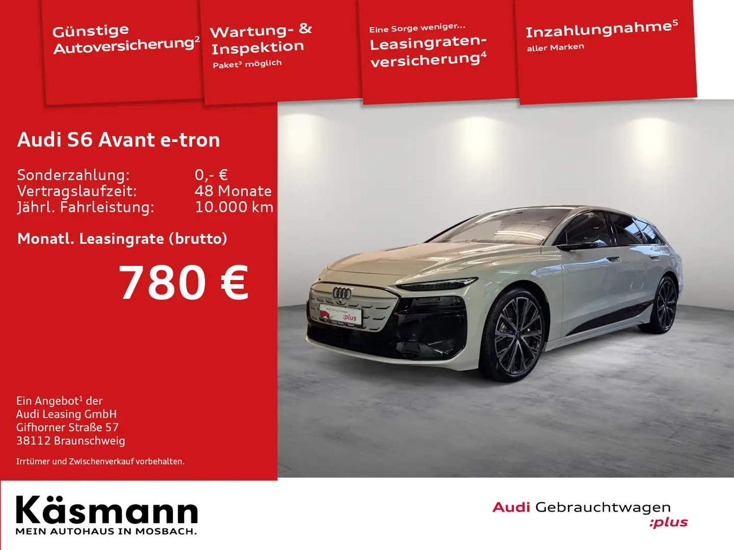 Audi S6 e-tron qu MATRIX 360° HUD PANO LUFT Beige - 2