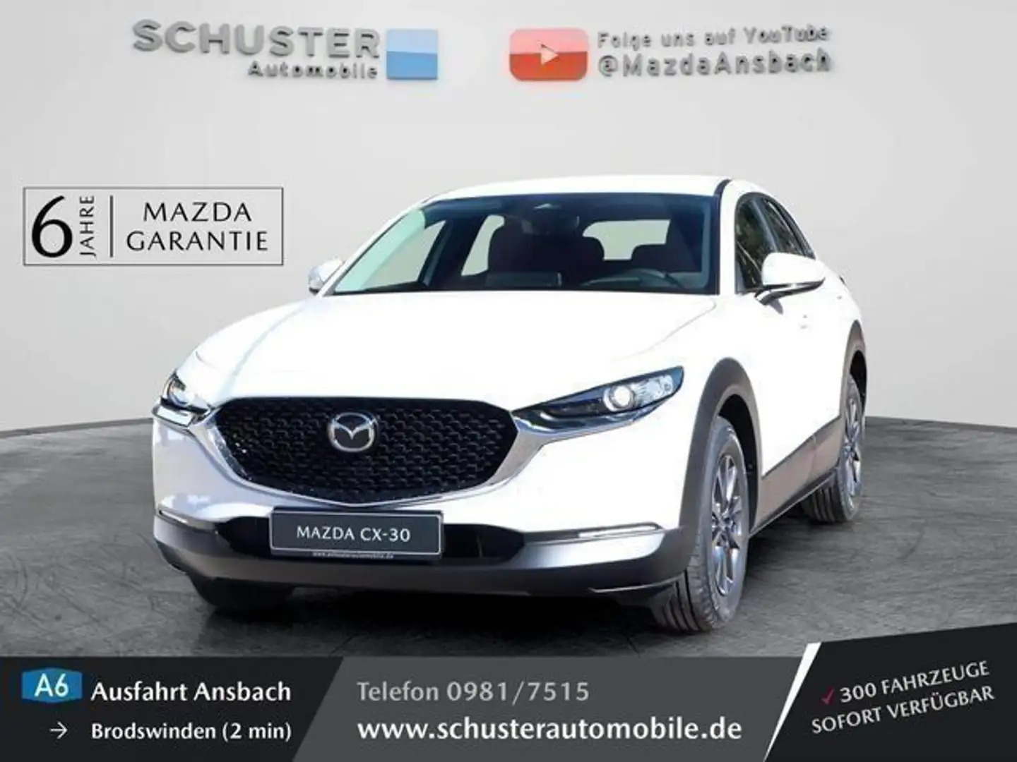 Mazda CX-30 2.5l Prime-Line Head-up/Kamera/Navi/LED Blanc - 1