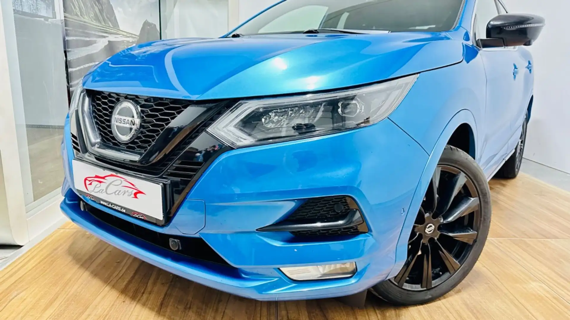 Nissan Qashqai N-Tec *Navi *Leder *LED *Aus 1 Hand Blauw - 2