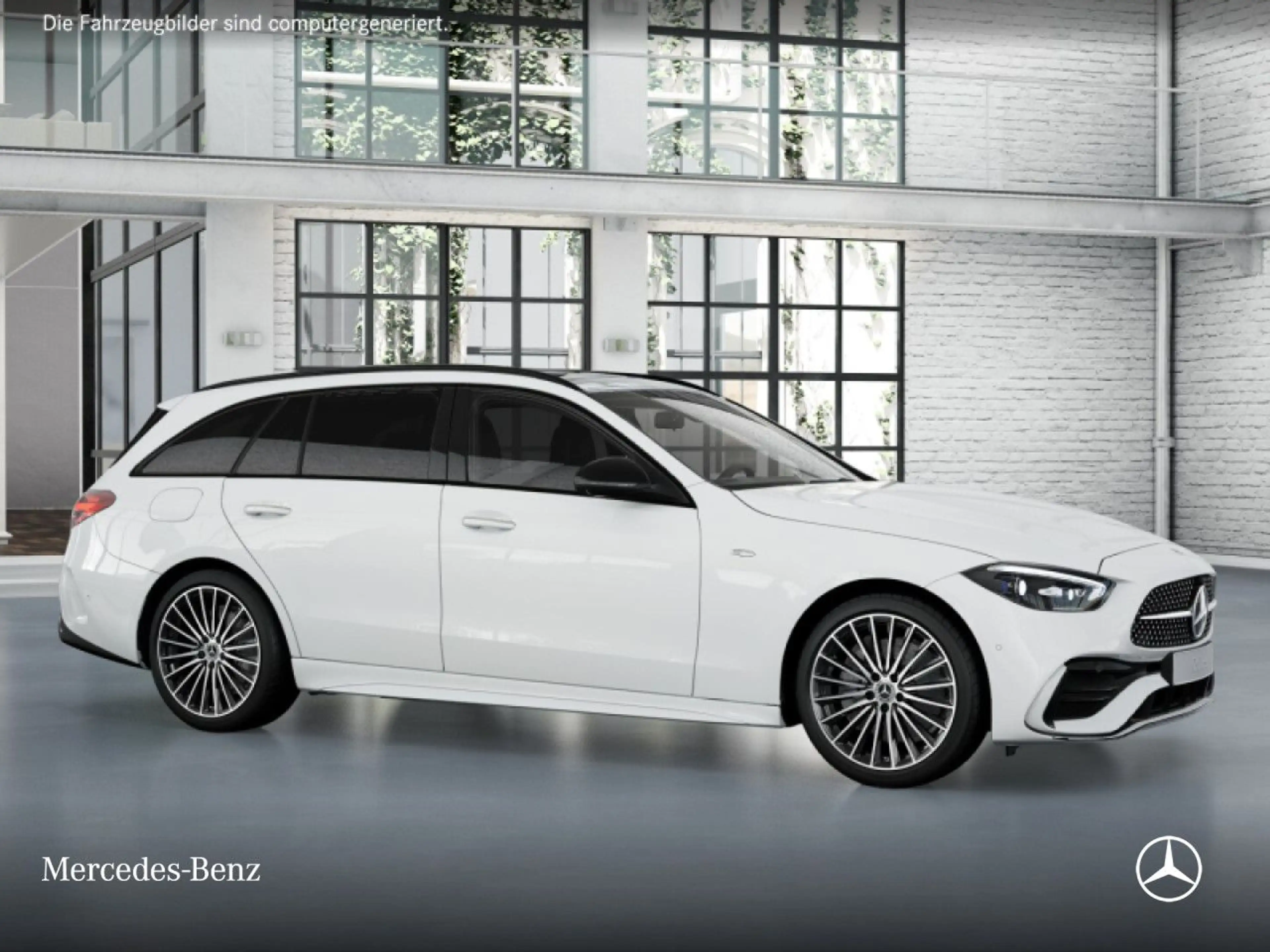 Mercedes-Benz C 300 e T AMG+NIGHT+PANO+360+BURMESTER+19"+TOTW+9G — photo 15