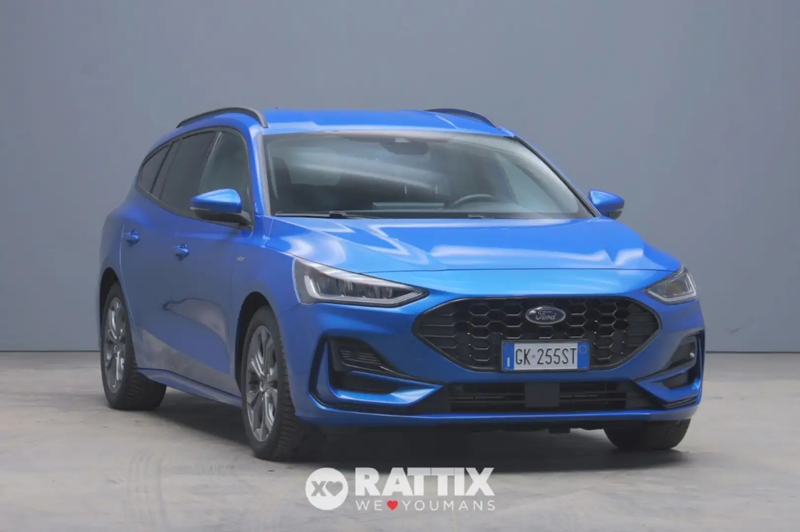 Ford Focus SW 1.0 Ecoboost Hybrid 125CV ST-Line Design Blu/Azzurro - 1