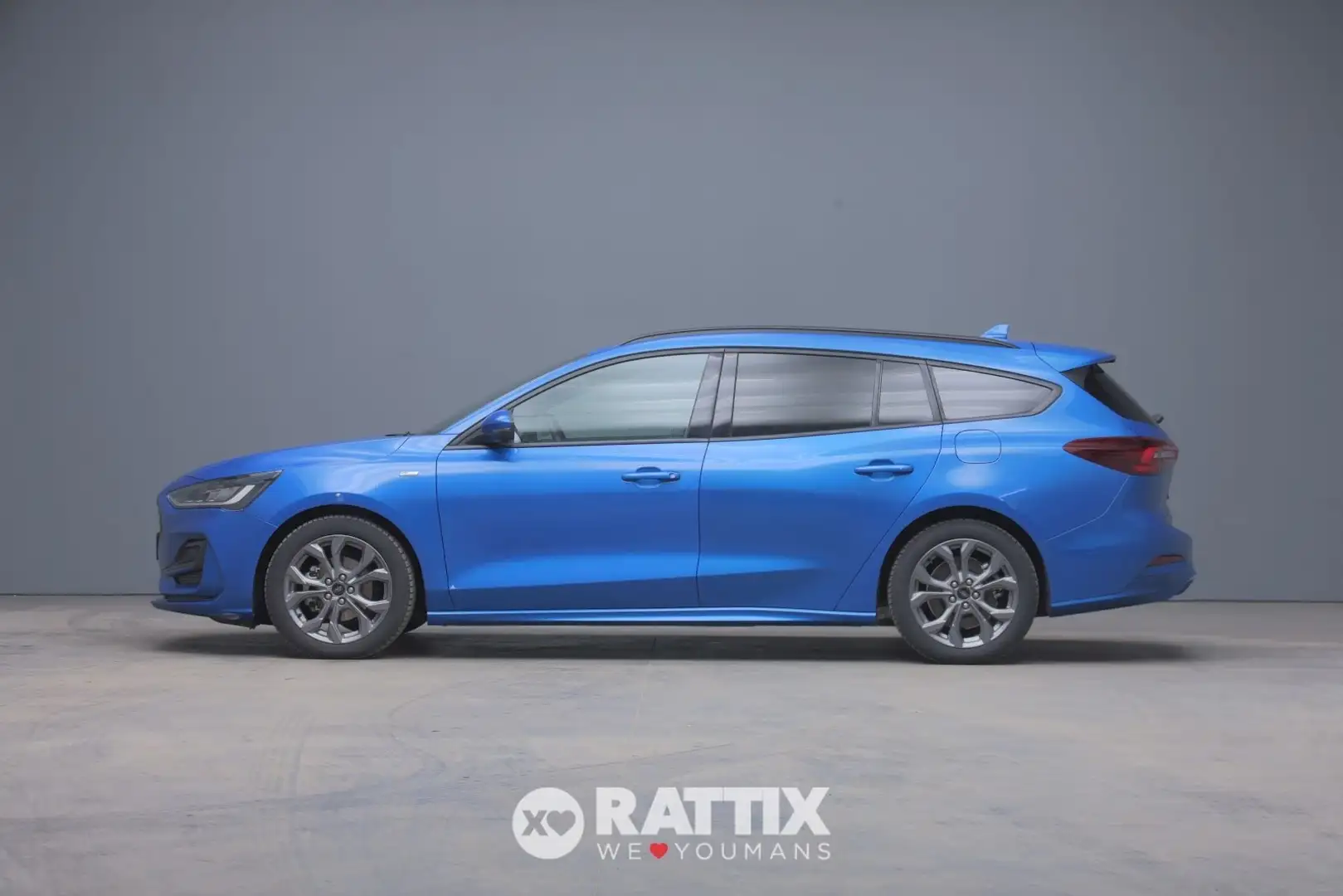 Ford Focus SW 1.0 Ecoboost Hybrid 125CV ST-Line Design Blu/Azzurro - 2