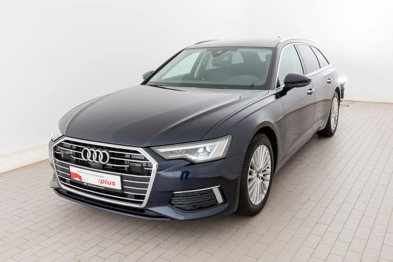 Audi A6 Design 40 TDI S tr. 360°K PDC NAVI PANO Blauw - 2