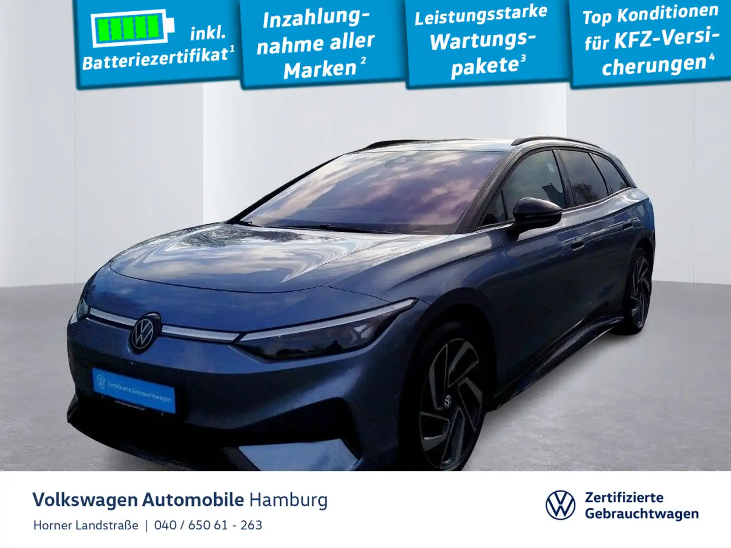 Volkswagen ID.7 Tourer Pro S AHK Head up Display Sitzhzg Blau - 1