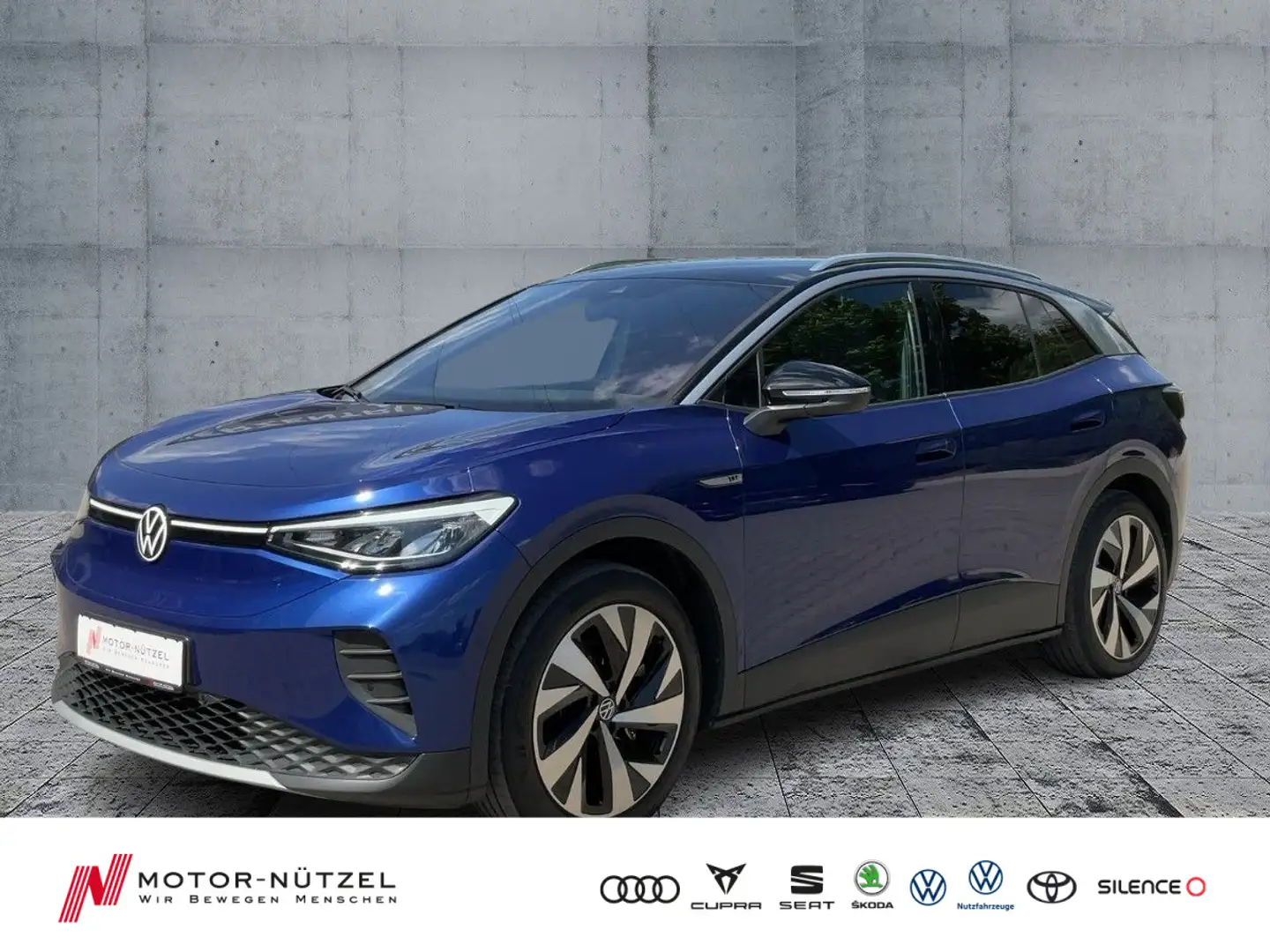 Volkswagen ID.4 Pro Performance 150kw NAVI+AHK+WÄRMEPUMPE Blau - 1